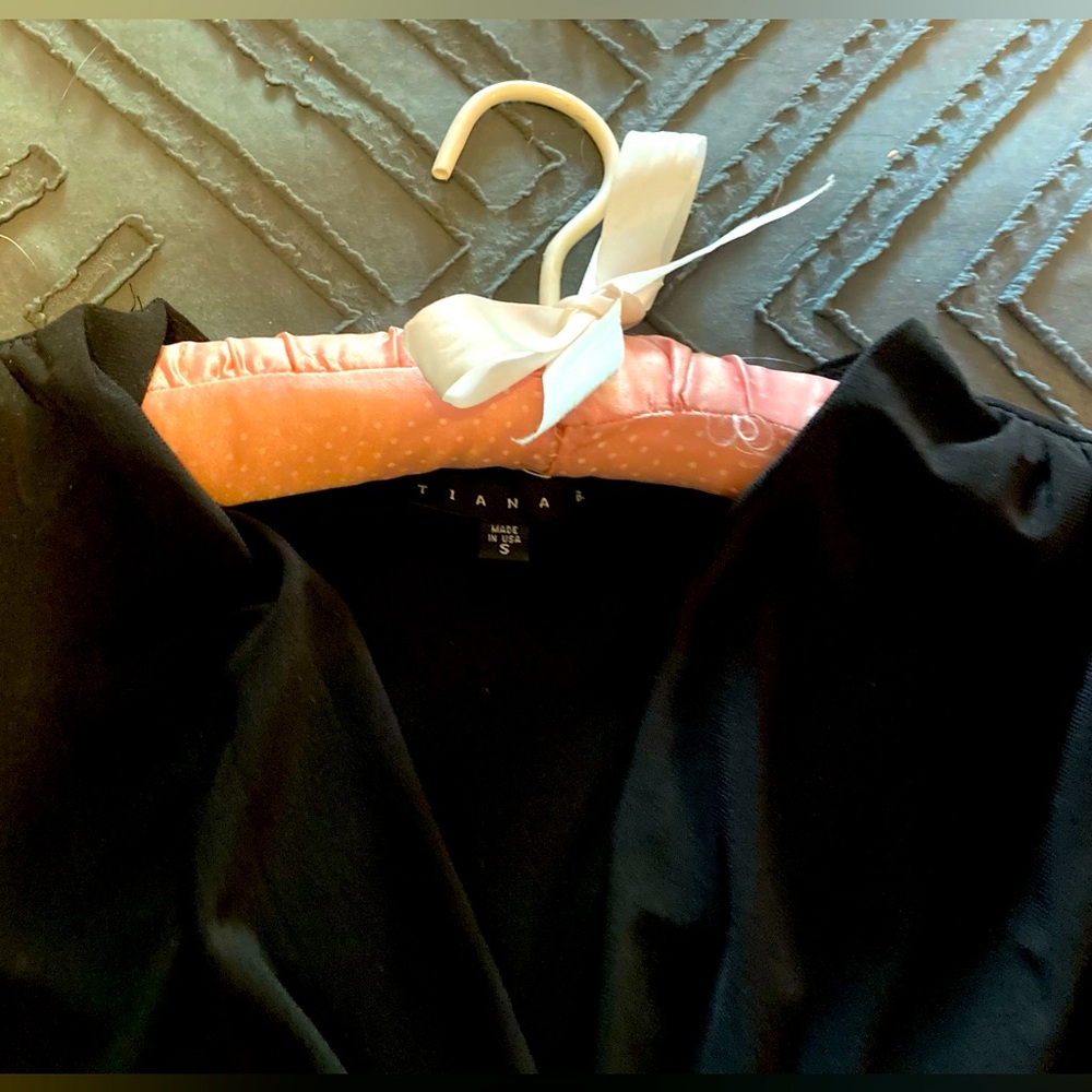 Black midi jumpsuit dress